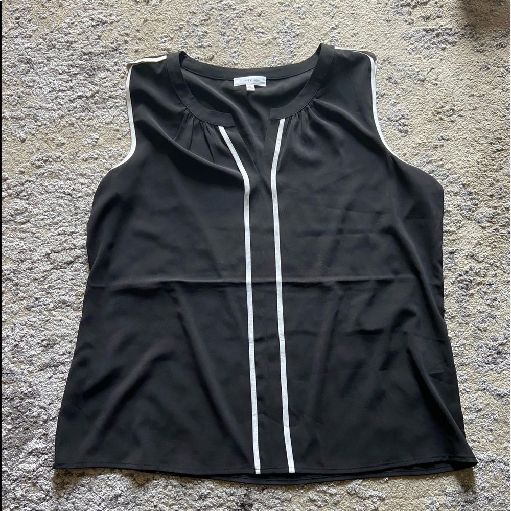 NWOT Calvin Klein Sleeveless Blouse!